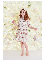 Load image into Gallery viewer, IVORY CHIFFON BUTTERFLY DRESS
