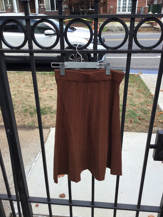 Camel Knit Skirt