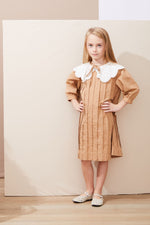 Load image into Gallery viewer, Beige Seamed Dress
