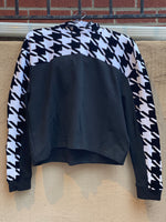 Load image into Gallery viewer, Houndstooth Cropped Hoodie
