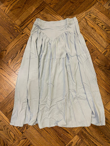 Light Denim Maxi Skirt