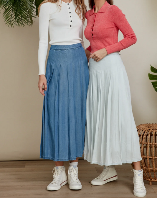 CALICO MAXI SKIRT