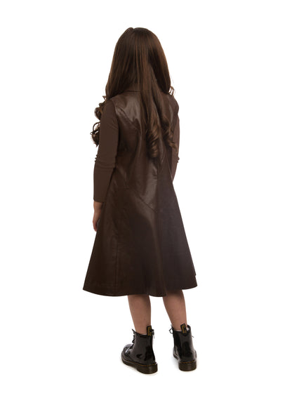 Brown Leather Jumper