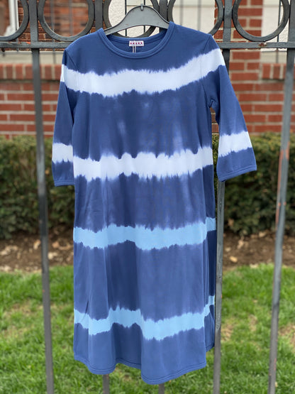 Tie Dye Striped Dress