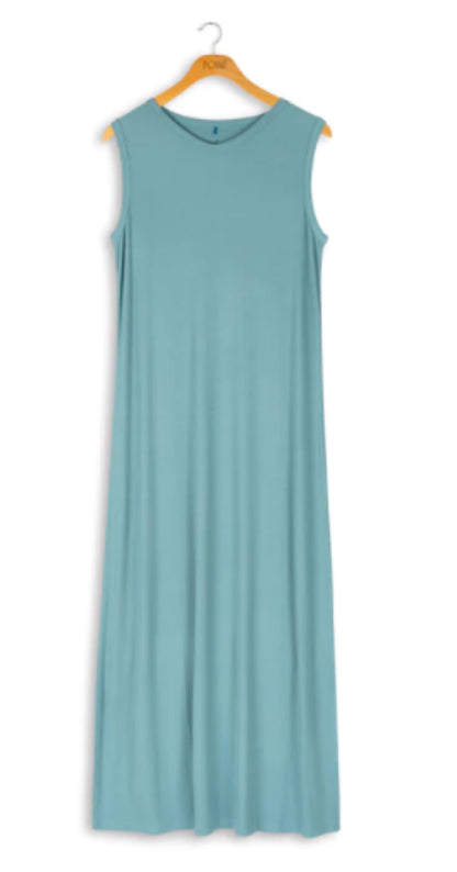 POINT V-NECK DRESS
