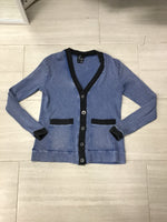 Load image into Gallery viewer, Ribbed Mineral Wash Contrast Cardigan
