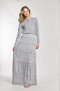 Layered Wash Out Maxi