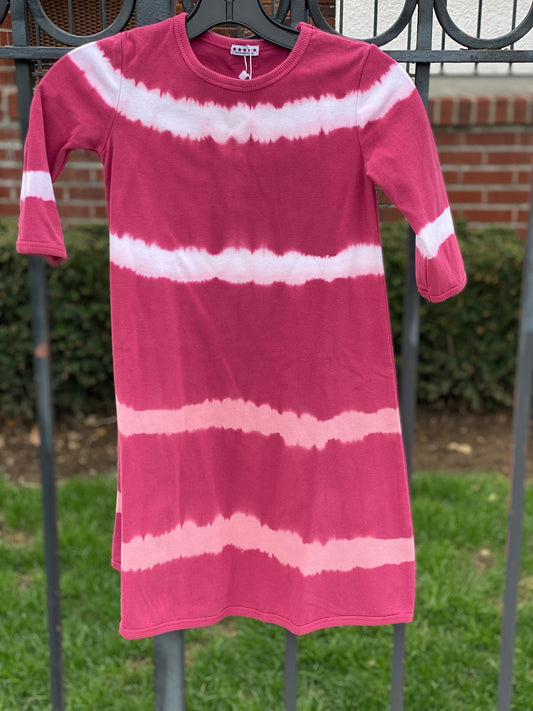 Tie Dye Striped Dress