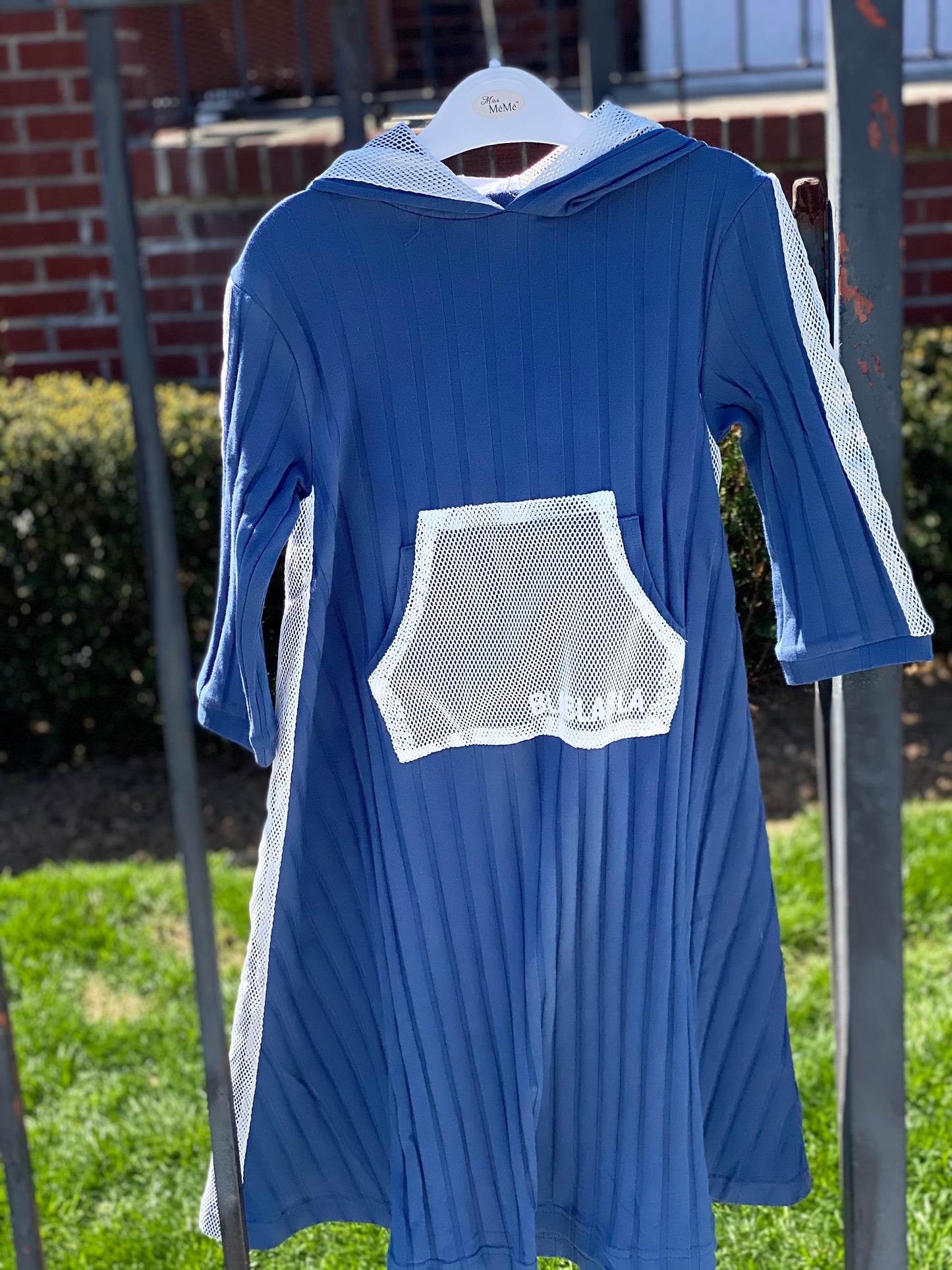 Hoodie Sports Ribbed Dress