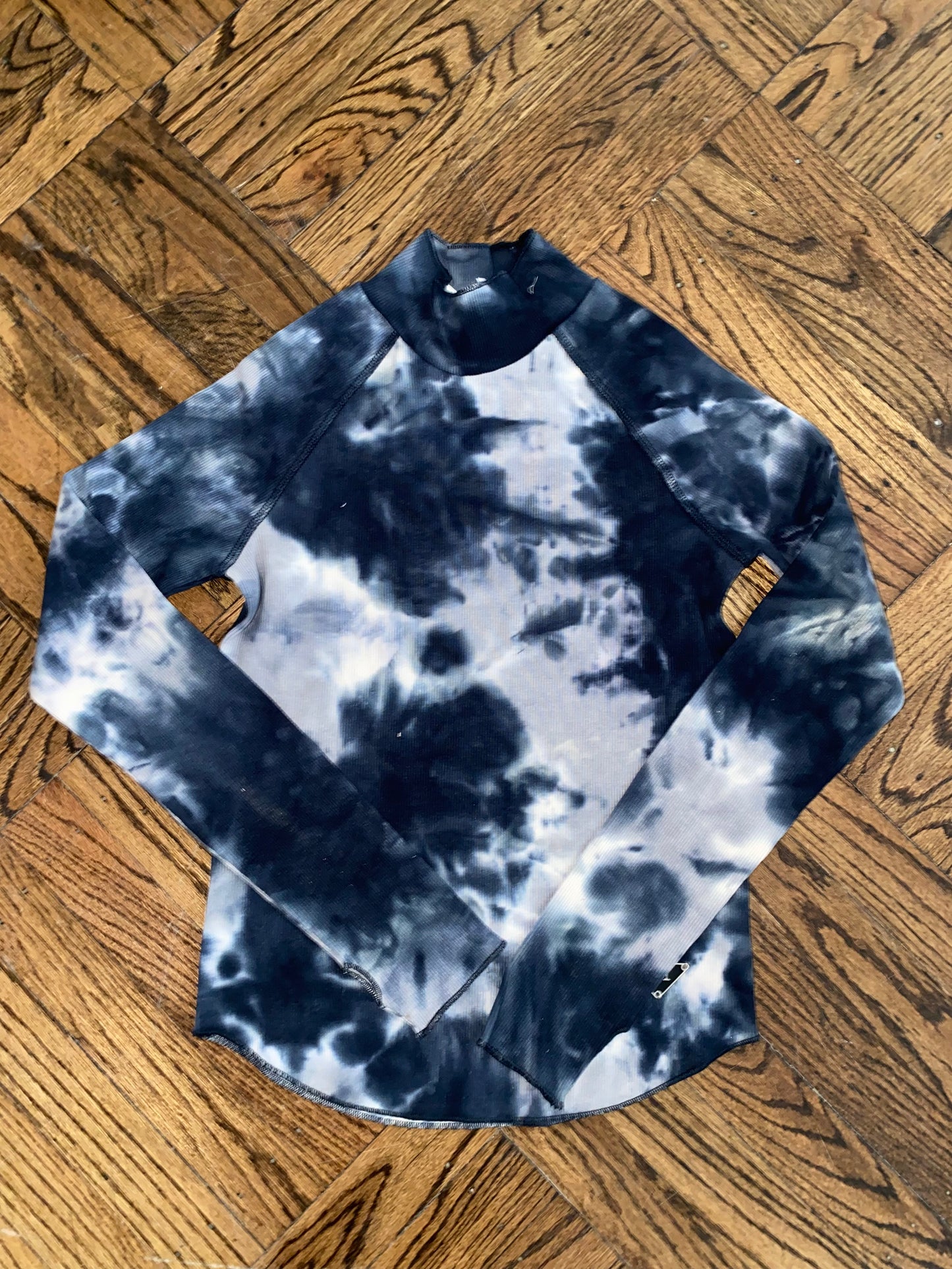 Tie Dye Tee with Mock neck