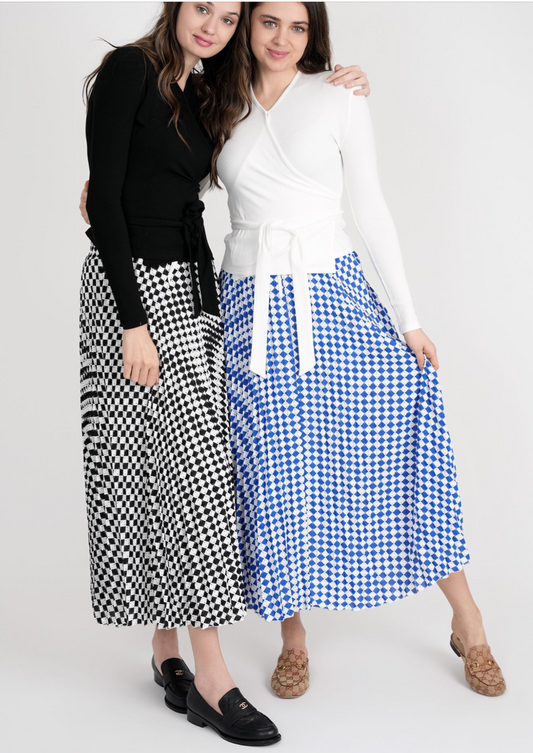 MIDI PLEATED LADIES SKIRT