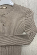 Load image into Gallery viewer, Rib Knit Shimmer Cardigan
