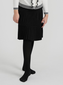 Layered knit skirt best sale