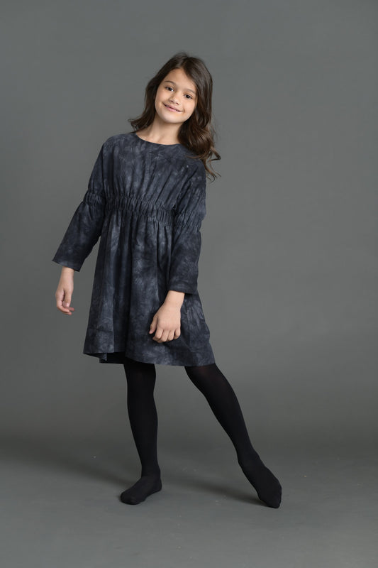 Tie Dye Corduroy Dress