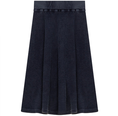 Waffle A Line Skirt