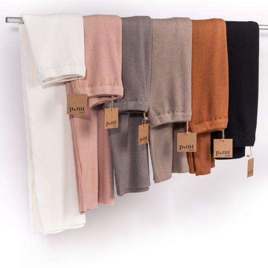 Point Rib Maxi Skirt