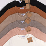 Load image into Gallery viewer, Point Cable Knit Crew Neck
