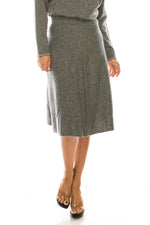 Load image into Gallery viewer, Speckled Knit Skirt - Set
