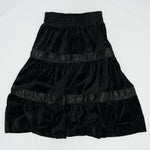 Load image into Gallery viewer, Ruched Waist Velour Skirt - Set
