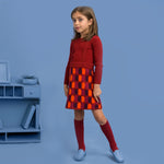 Load image into Gallery viewer, Plaid Knit Skirt Jumper
