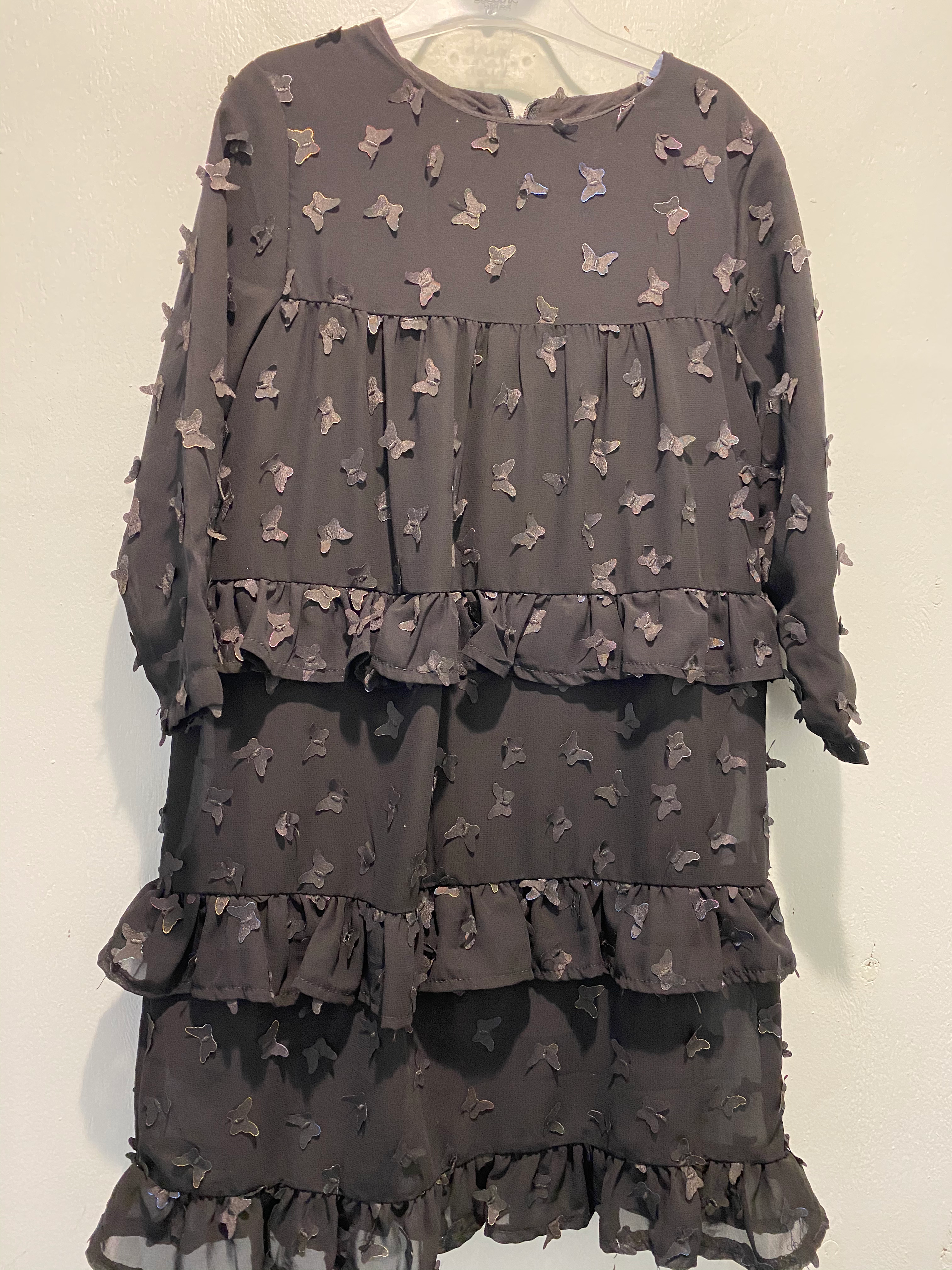 Butterfly Tiered Dress