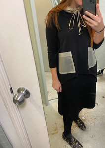 Hoodie Tunic with Front Pockets