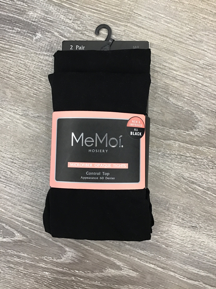 MeMoi Black Tights 2pack – Fallon's