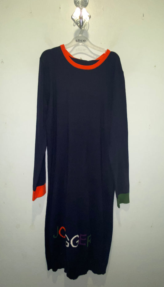 Navy Jogger Sweater Dress