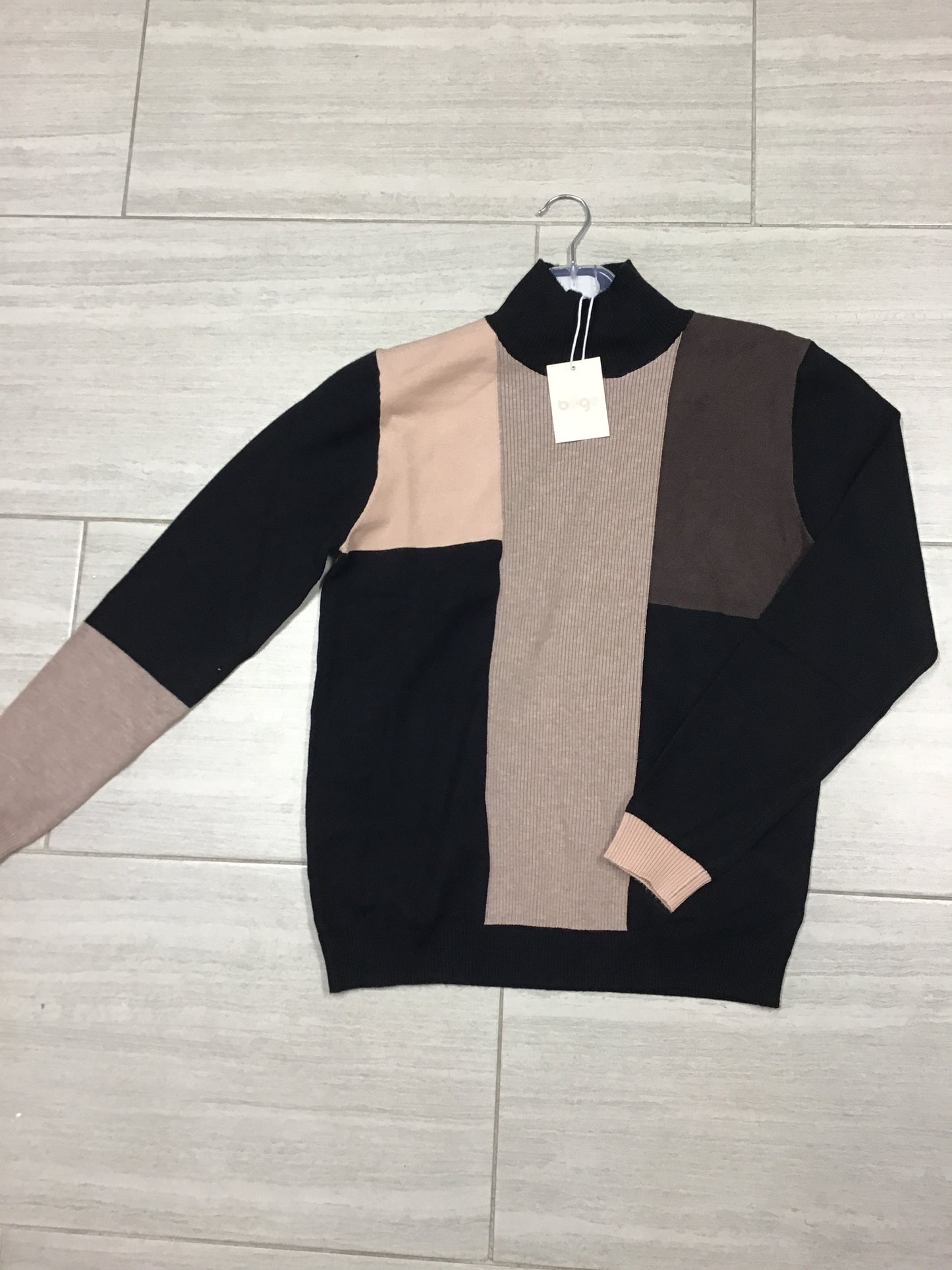 colorblock sweater