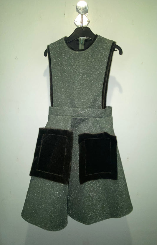 Green Metallic Dress