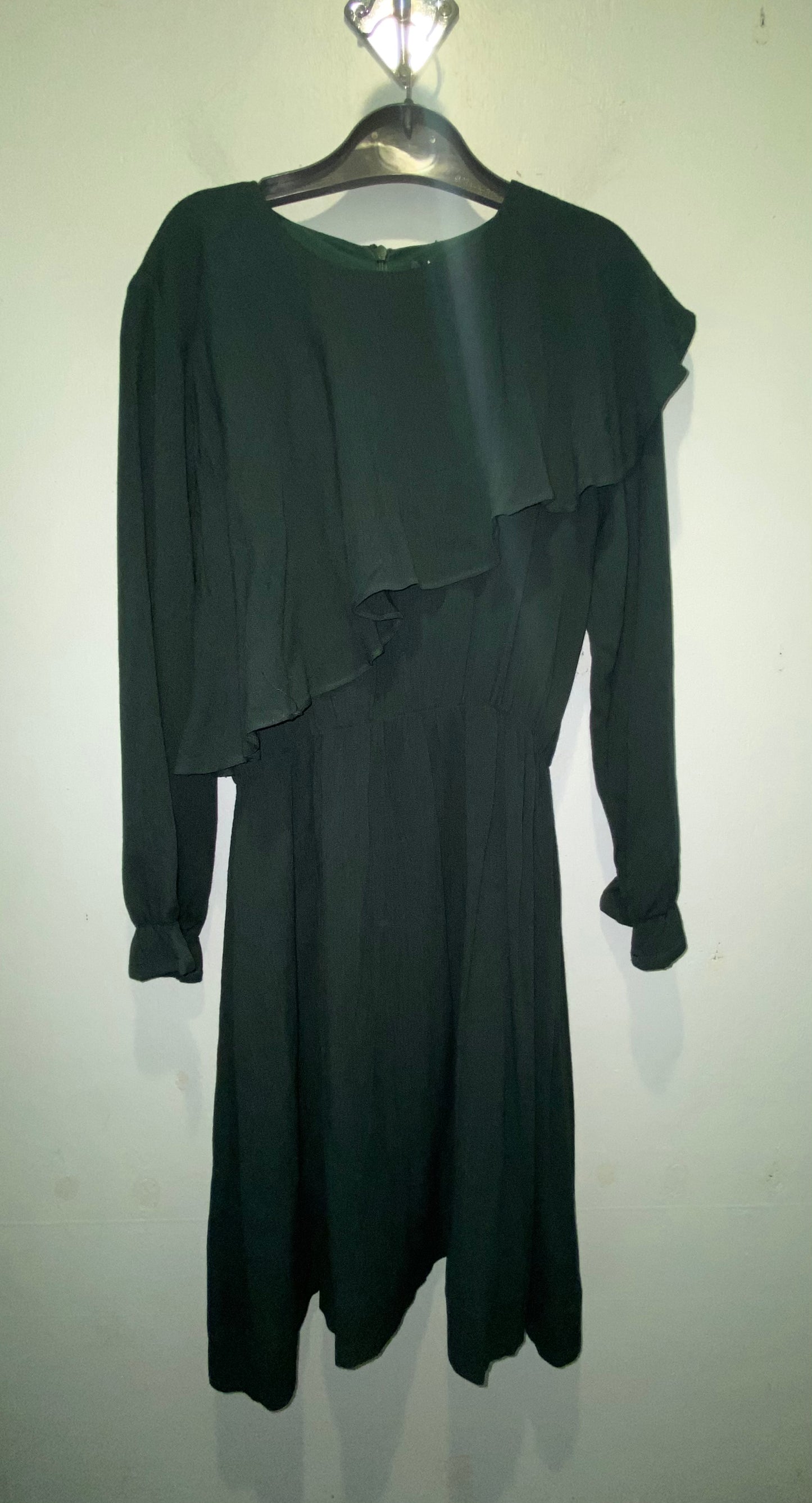 Green Ruffled Dress