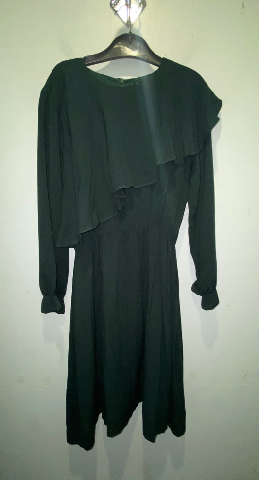 Green Ruffled Dress