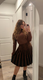 Load image into Gallery viewer, Infinity Skirt in Caramel Croc
