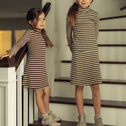 Striped Rib Dress